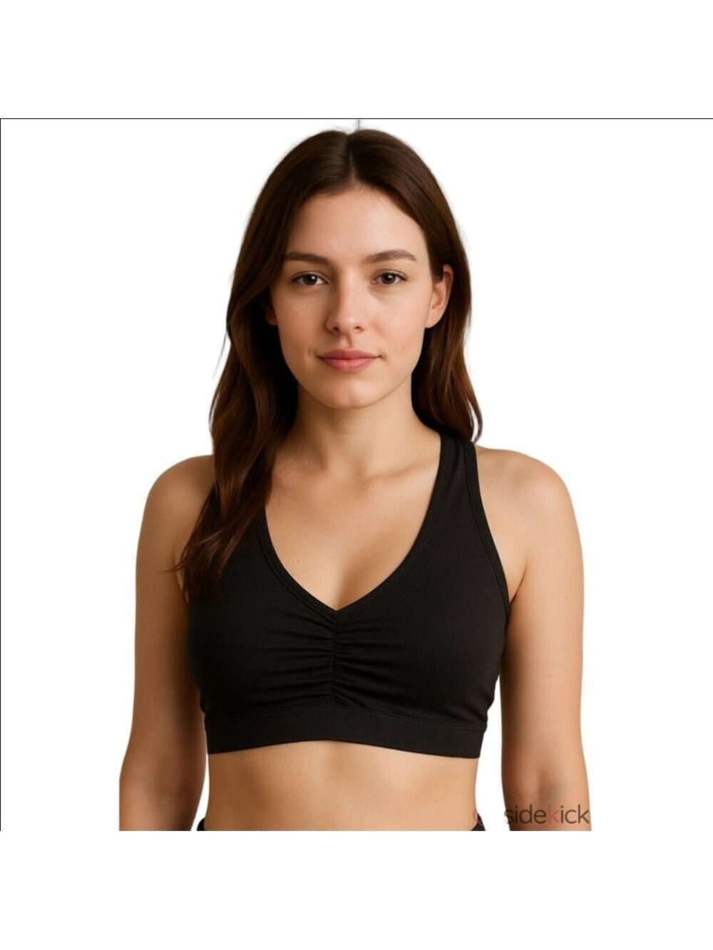 Black Sports Bra Women's Large